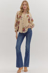 Willow Rose Floral Print Top
