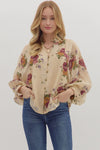 Willow Rose Floral Print Top