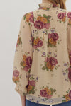 Willow Rose Floral Print Top