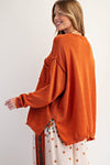 Simply Yours Dark Persimmon Knitted Sweater