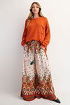 Simply Yours Dark Persimmon Knitted Sweater