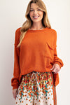 Simply Yours Dark Persimmon Knitted Sweater