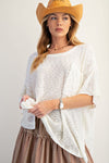 Capture The Moment Ivory Loose Knit Sweater Tunic