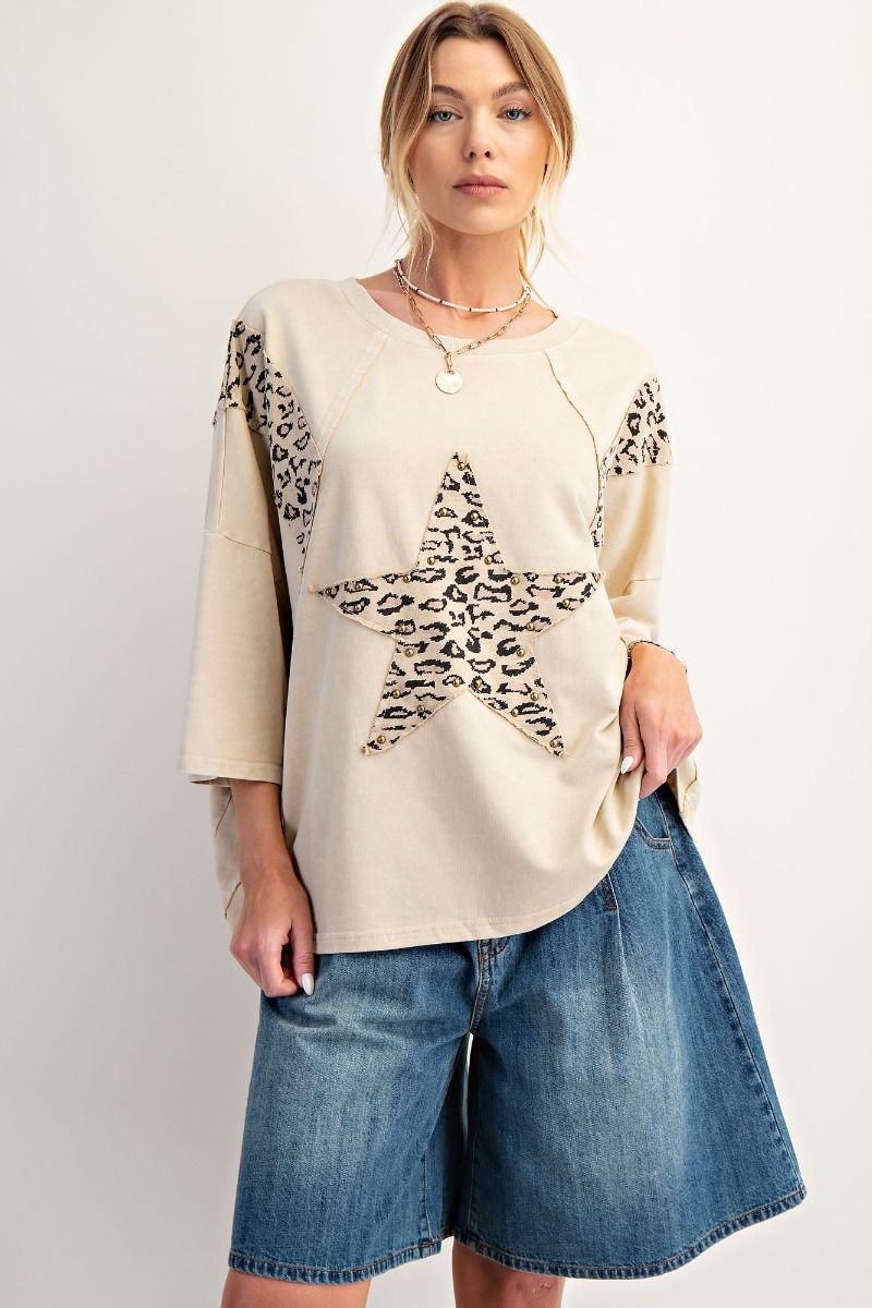 Wild Star Patch Terry Top