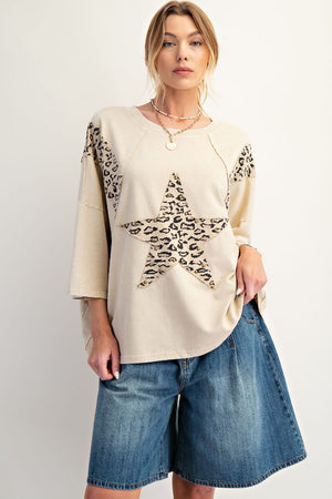 Wild Star Patch Terry Top