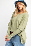 Better Than Basic Rib Knit Oversized Top