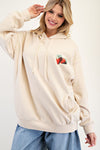 Sunshine In My Soul Strawberry Beige Hoodie