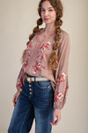 Wildflower Song Mocha Top