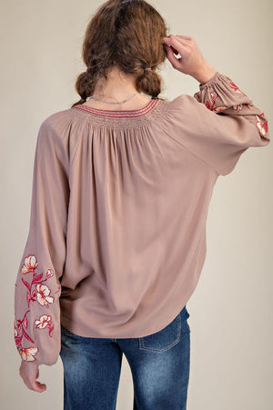 Wildflower Song Mocha Top