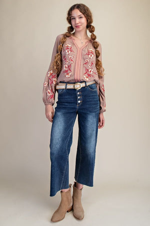 Wildflower Song Mocha Top