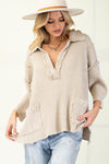 Remember It All Mineral Washed Ribbed Pullover Top