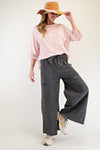 Peace of Mind Mineral Washed Cotton Jersey Top