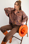 Wildwood Petals Washed Terry Pullover Top