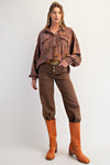 Wildwood Petals Washed Terry Pullover Top