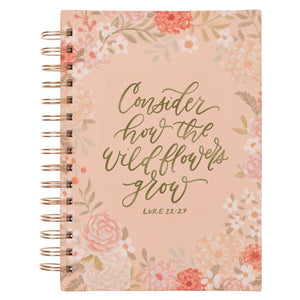 Consider How the Wildflowers Grow Luke 12:27 Journal