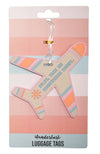 Sunny Airplane Travel Silicone Luggage Tag