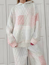 Sunkissed Coconut Quilted Pastel Hoodie