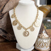 Boho Coin Charms Statement Necklace