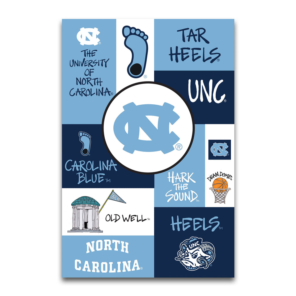UNC Collage Garden Flag