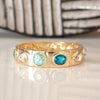 Delphine Blues Sparkly Crystal Stretch Bangle