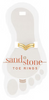 Layered "V" Gold Sand & Stone Toe Ring
