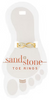 Infinity CZ Gold Sand & Stone Toe Ring