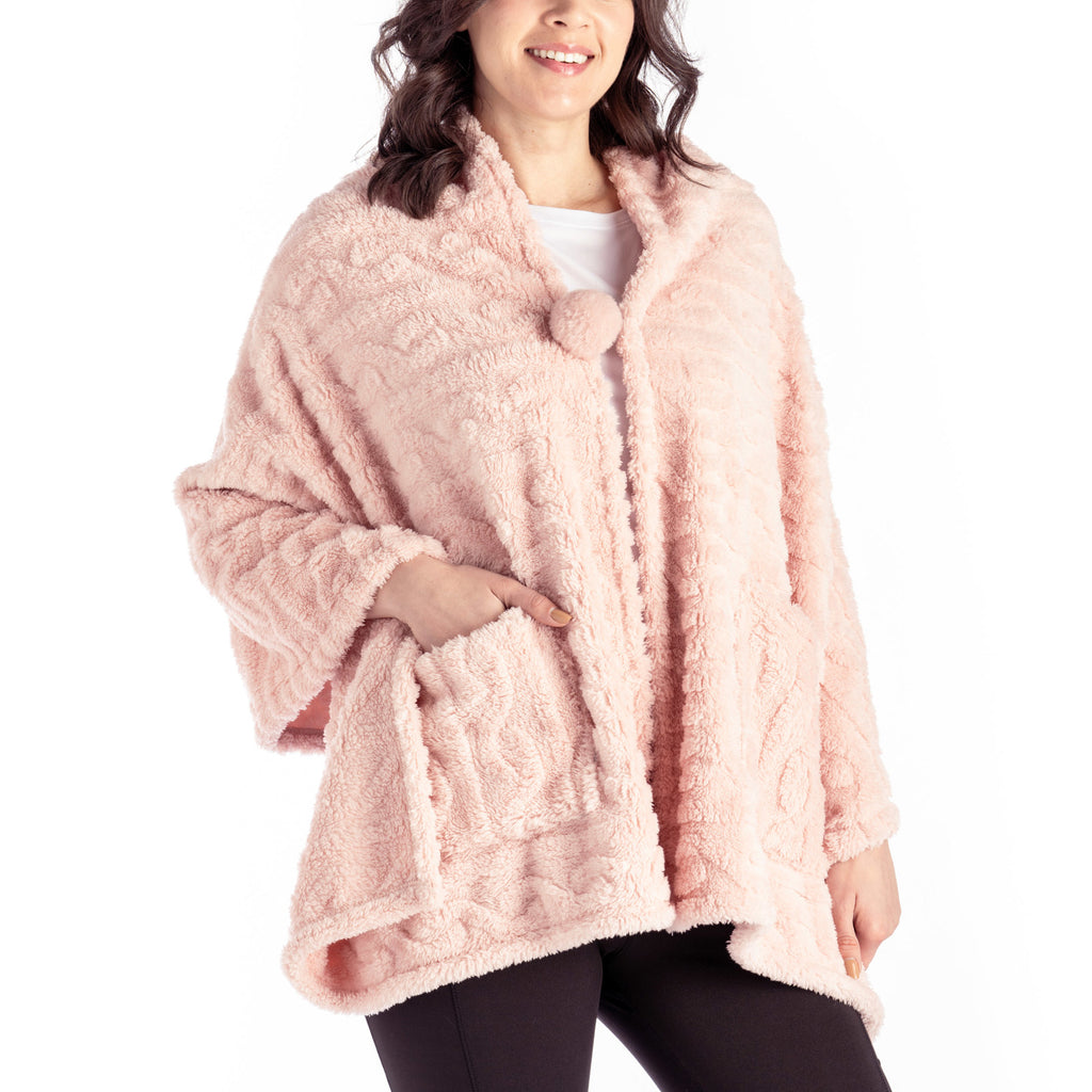 Hello Mello Pink Coziest Blanket Wrap