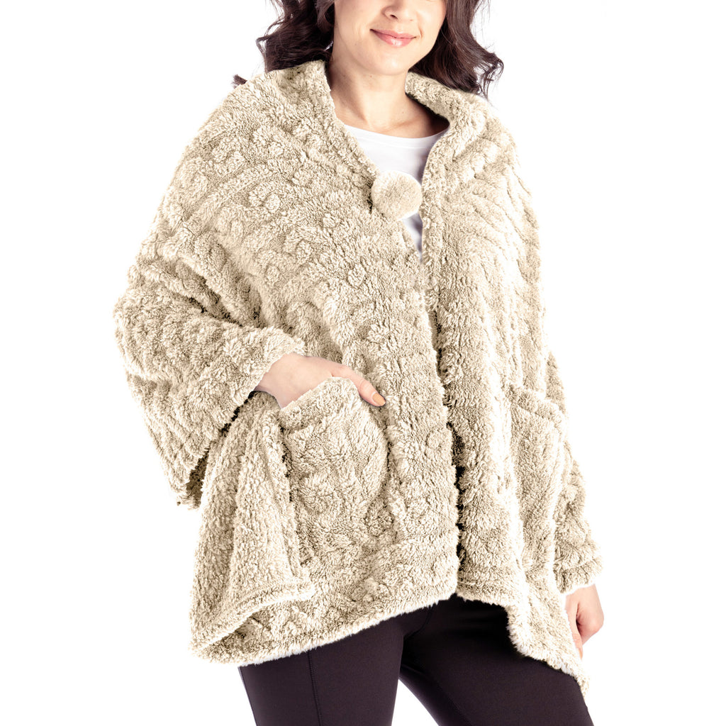 Hello Mello Tan Coziest Blanket Wrap