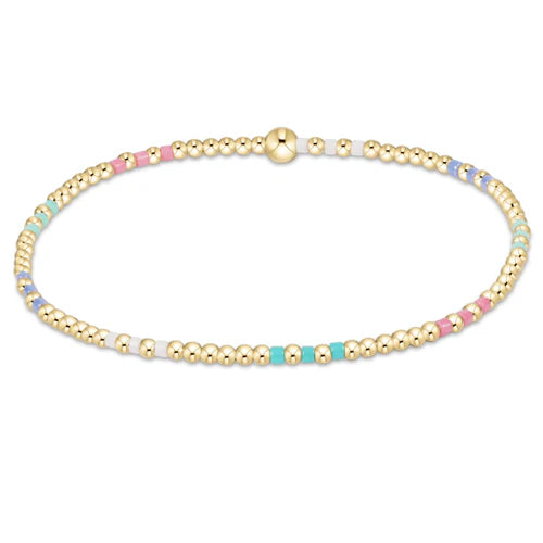 Enewton Hot Mess Spring Summer Hope Joy 2mm Gold Bead Bracelet