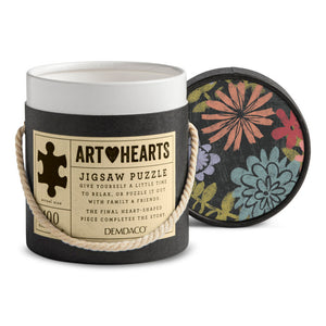 Best Mom Ever Art Heart Gift Puzzle