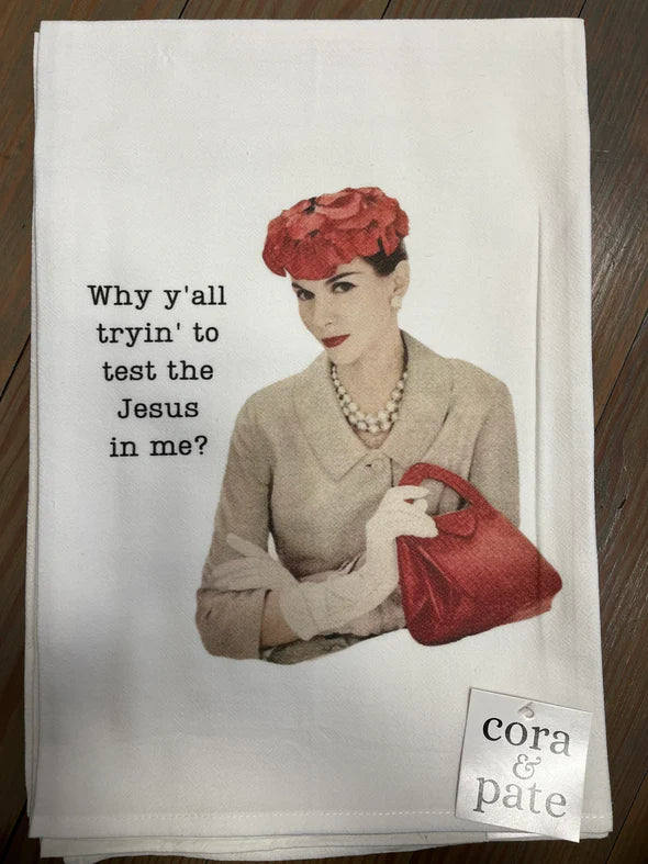 Test The Jesus Tea Towel