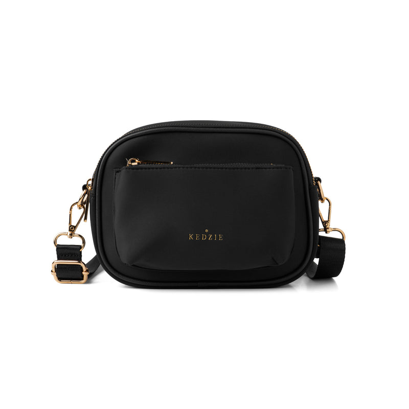 Kedzie Sloane Black Crossbody Bag