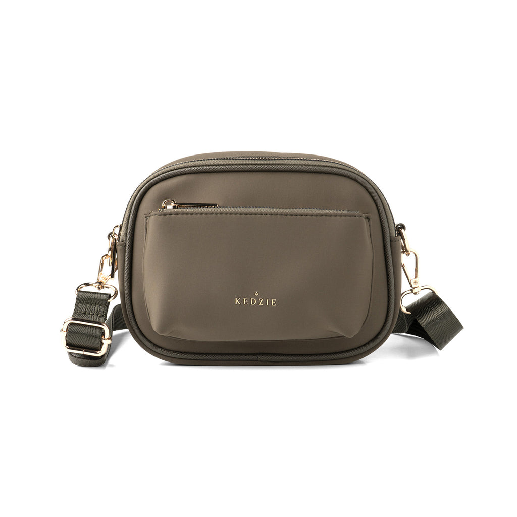 Kedzie Sloane Olive Crossbody Bag