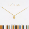 Mariner Link Drop Layers Necklace in Gold