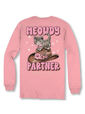 Meowdy Partner Long Sleeves Simply Southern Tee