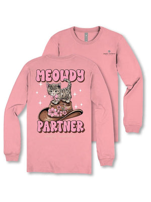 Meowdy Partner Long Sleeves Simply Southern Tee