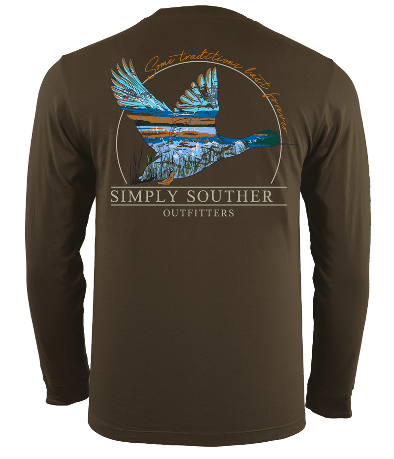 Duck Unisex Long Sleeve Simply Southern Tee