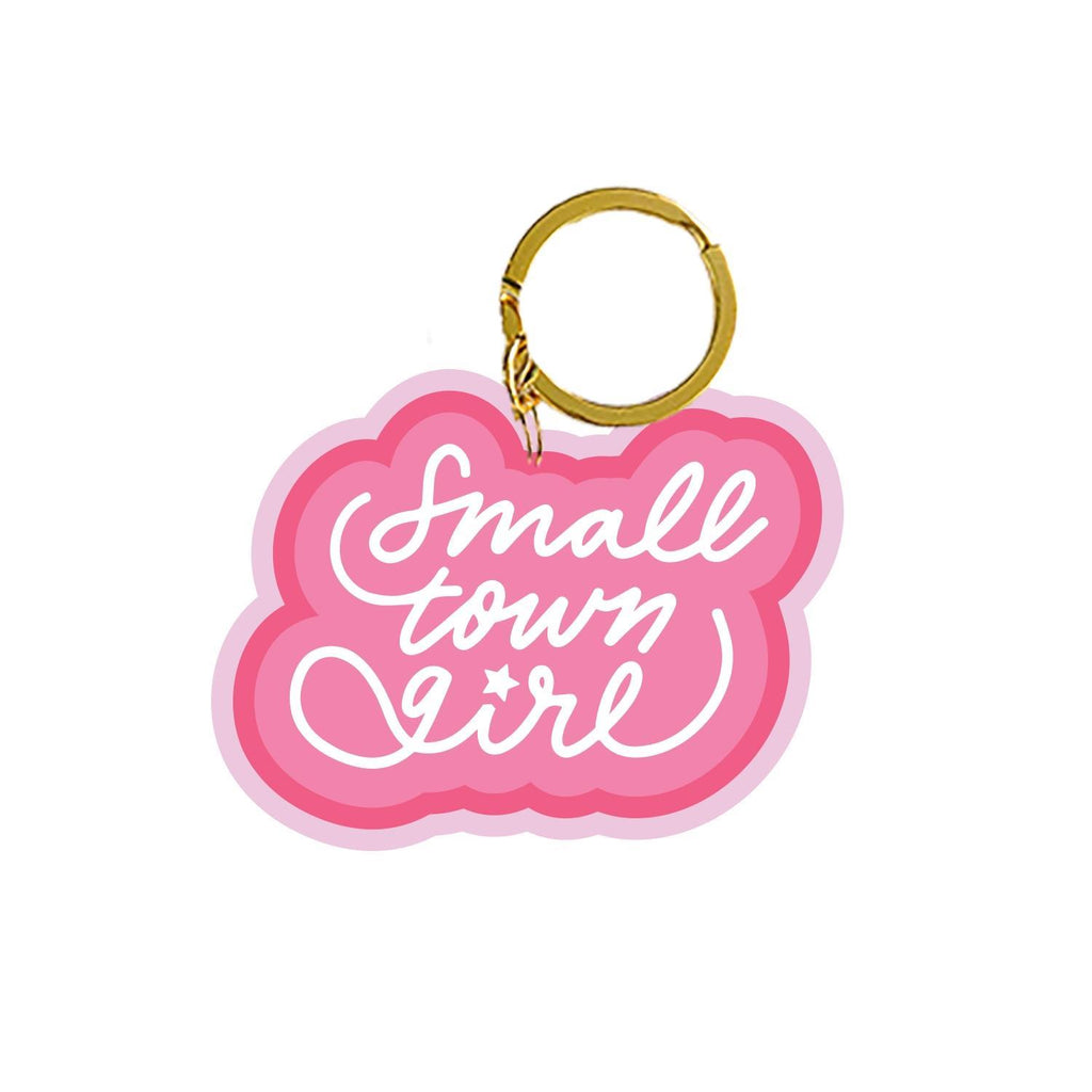 Small Town Girl Acrylic Keychain