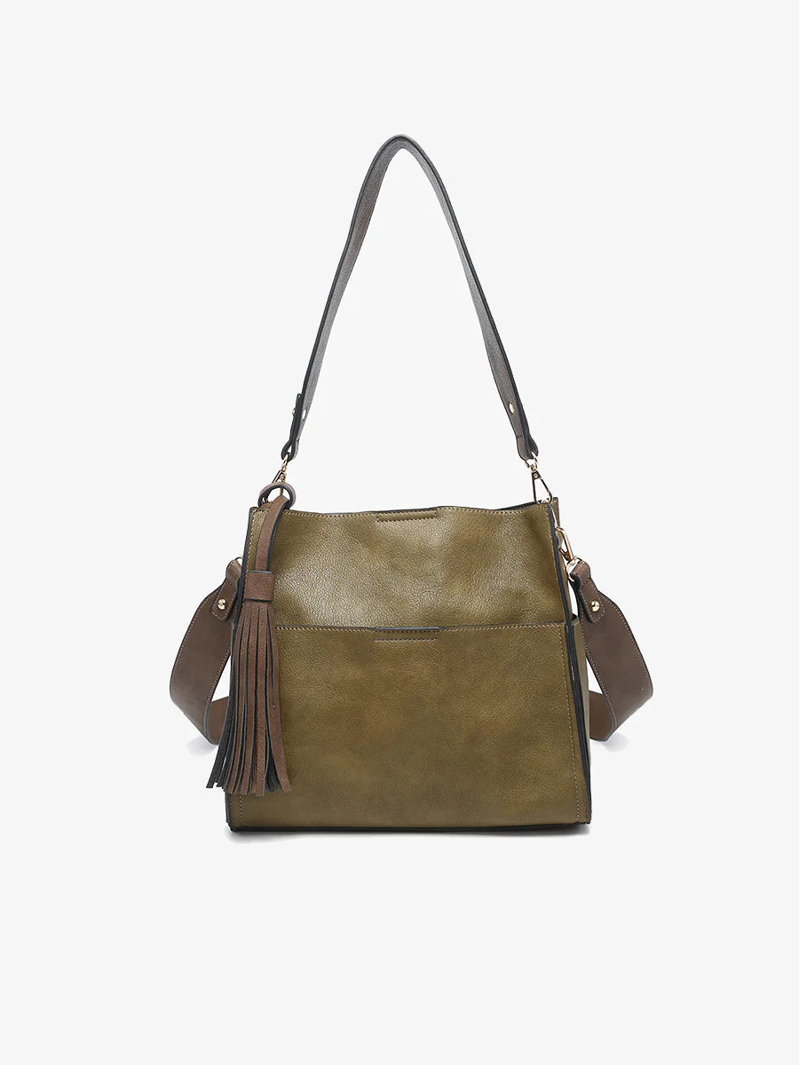 Lyla Olive Jen & Co Bucket Bag with Guitar Strap