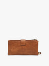 Cadence Buckle Wallet/Clutch with Zip Top