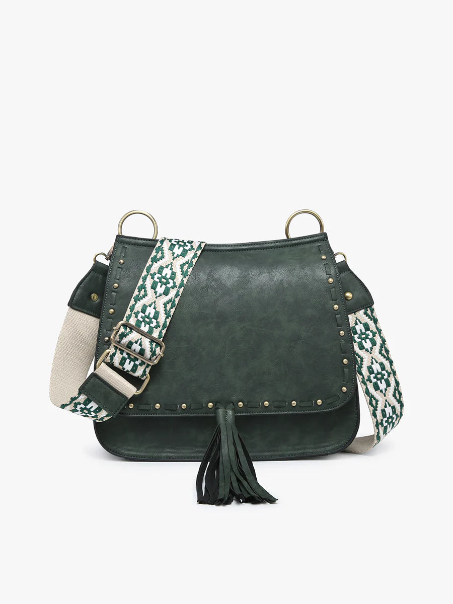 Bailey Hunter Green Jen & Co Crossbody Bag