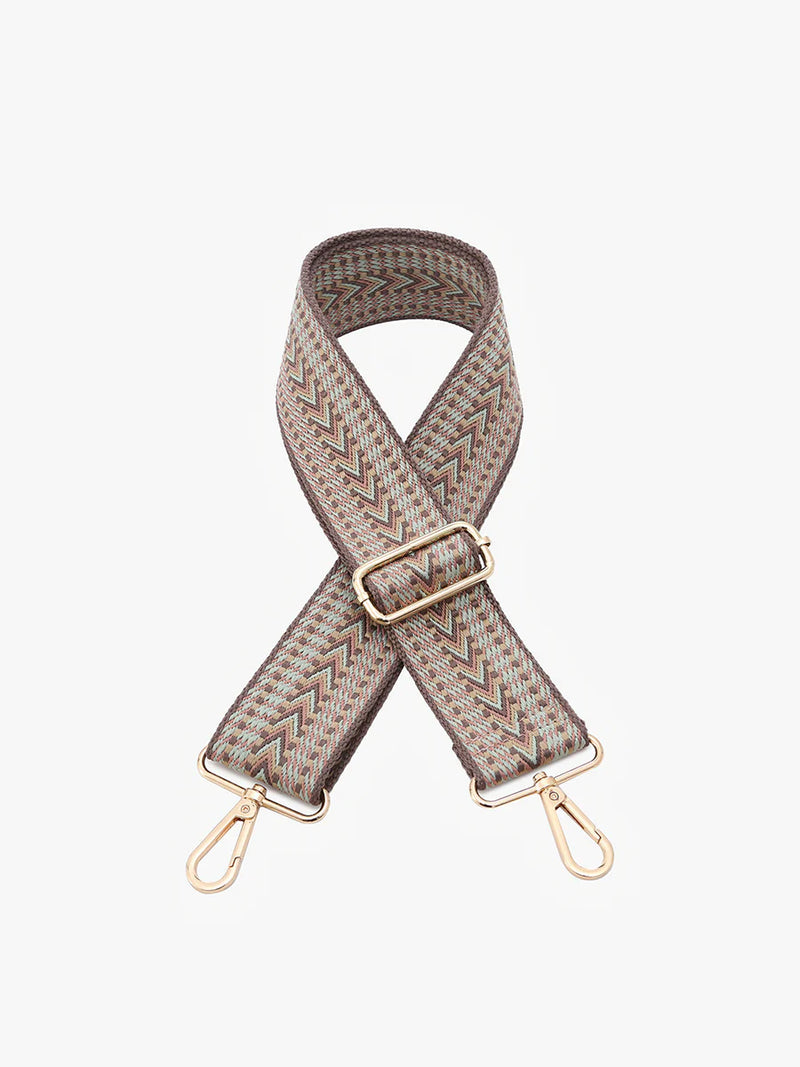 Arrowhead Pink & Sage Jen & Co Guitar Strap