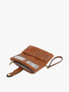 Cadence Buckle Wallet/Clutch with Zip Top