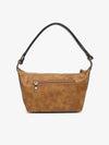 Vittoria Tan Suede Shoulder Bag