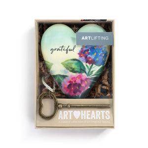Grateful Hydrangeas ArtLifting Art Heart