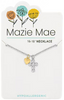 Two-Tone Cross & Mini Heart Silver Mazie Mae Necklace
