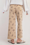 Cactus Trail Western Print Washed Twill Pants