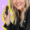 Black Studded Bling Sting Pepper Spray