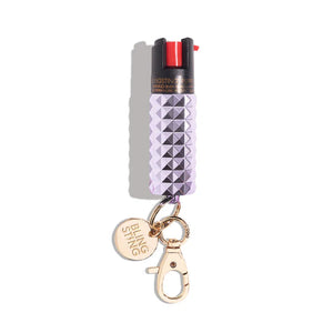 Lavender Studded Bling Sting Pepper Spray