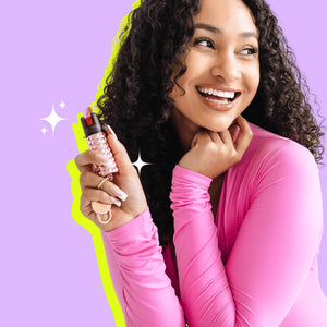 Millennial Pink Studded Bling Sting Pepper Spray